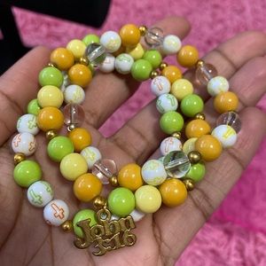 John 3:16 Charm Bracelet Set Jewelry Gift